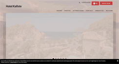 Desktop Screenshot of hotel-kalliste.com